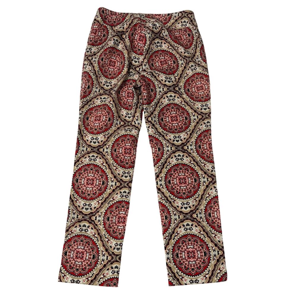 Chico's So Slimming Medallion Print Pants, Size 00P